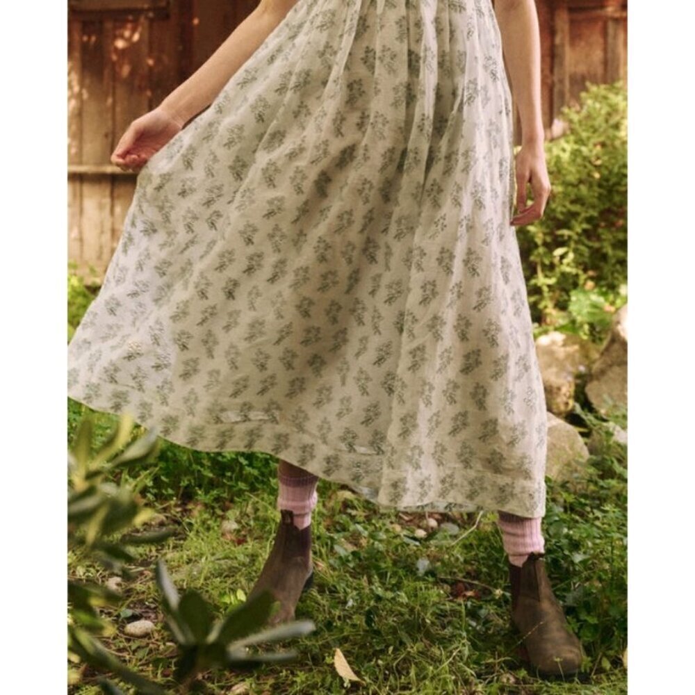 💕THE GREAT.💕 The Camelia Dress ~ Crystal Blue Size 3 = Large NWT - Picture 5 of 16